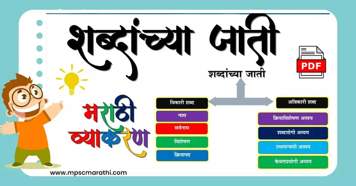 shabdanchya jati marathi grammar